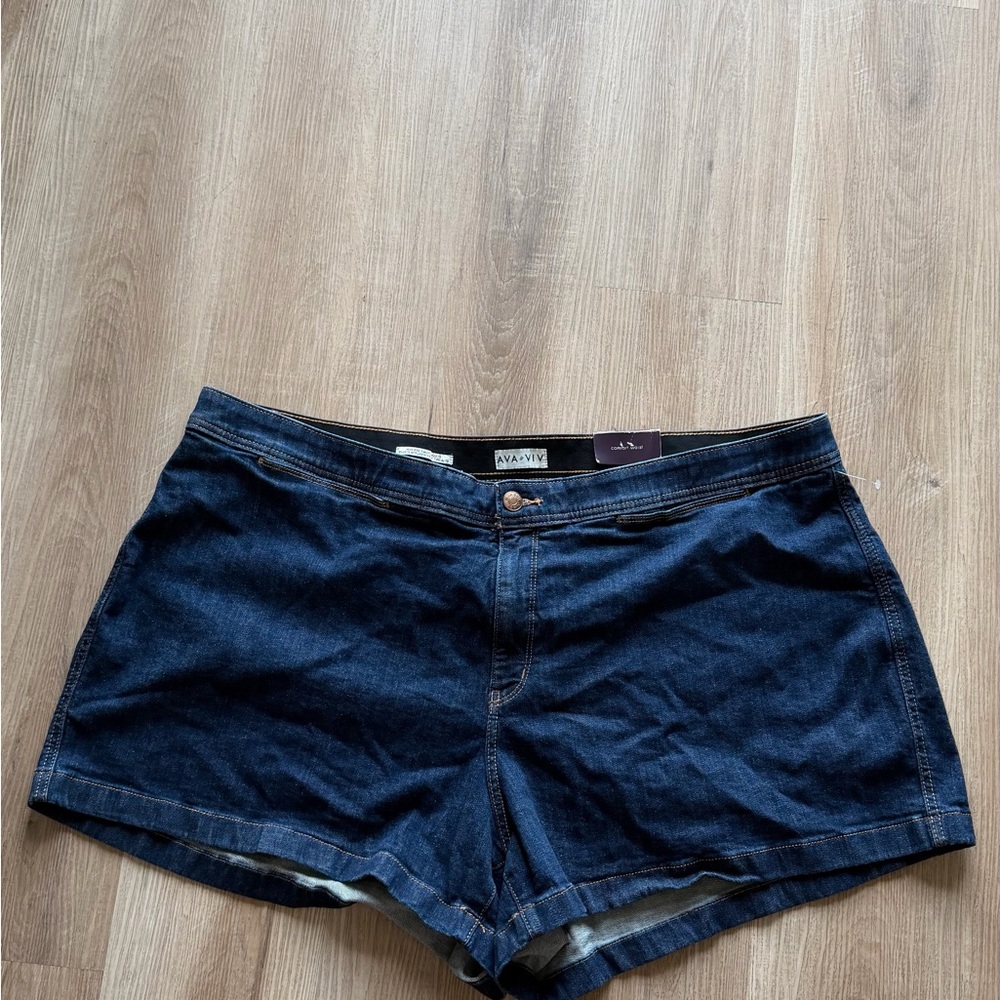 Ava & Viv Indigo Denim Jean Shorts